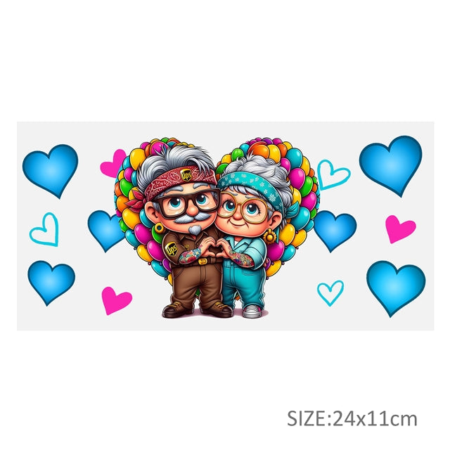 Up Movie Love Valentines UV DTF Glass Can Wrap FeeFiFauxLeather