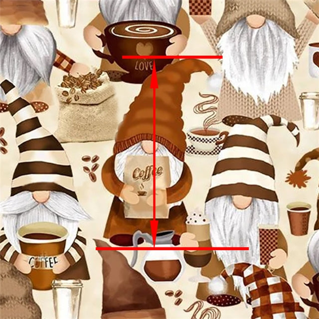 Fall Gnomes Printed Fabric FeeFiFauxLeather