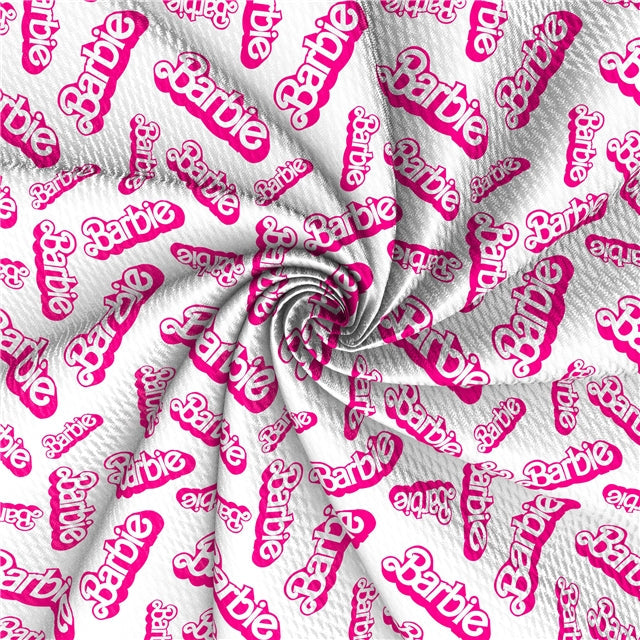 Fashion Doll Printed Fabric FeeFiFauxLeather