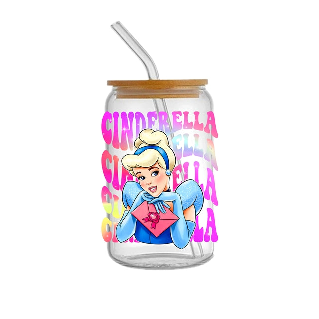 Princess UV DTF Glass Can Wrap FeeFiFauxLeather