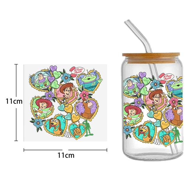 Toy Story UV DTF Cup Wrap – Cartoon Cup Wrap Design for Tumblers FeeFiFauxLeather
