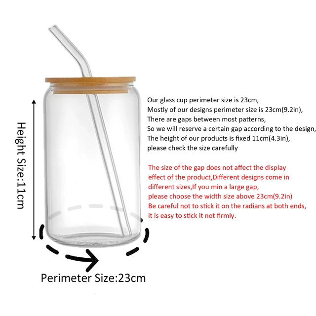 Astros UV DTF Glass Can Wrap FeeFiFauxLeather