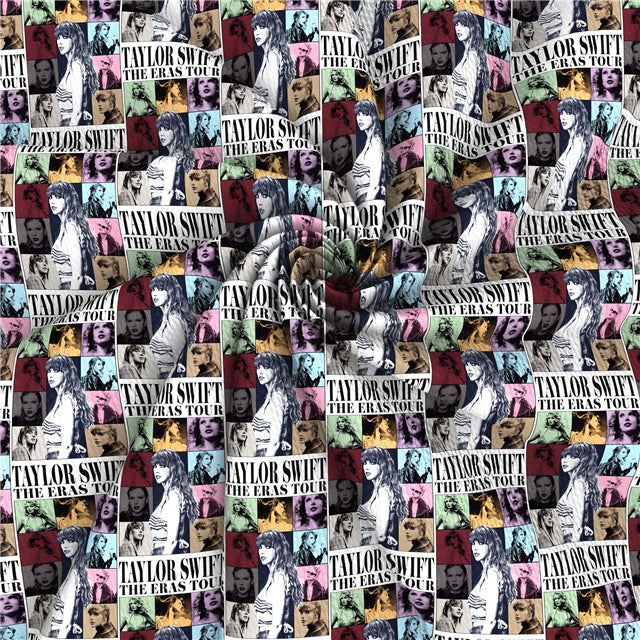 Taylor Swift Printed Fabric FeeFiFauxLeather