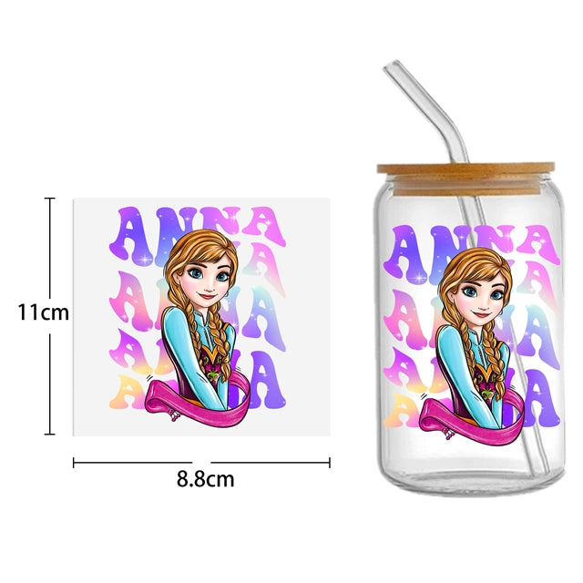Princess UV DTF Glass Can Wrap FeeFiFauxLeather