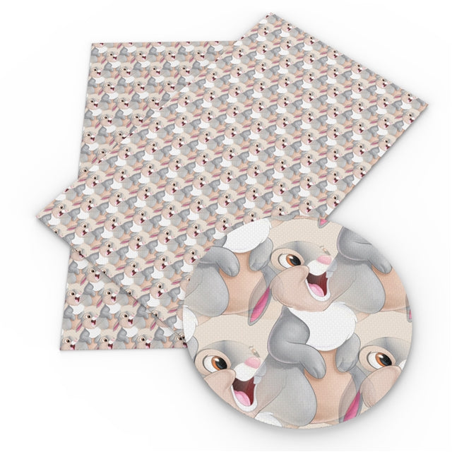 Thumper Easter Textured Liverpool/ Bullet Fabric FeeFiFauxLeather