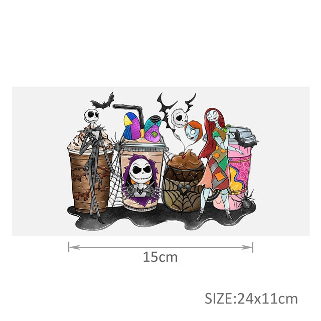 Wednesday UV DTF Glass Can Wrap FeeFiFauxLeather