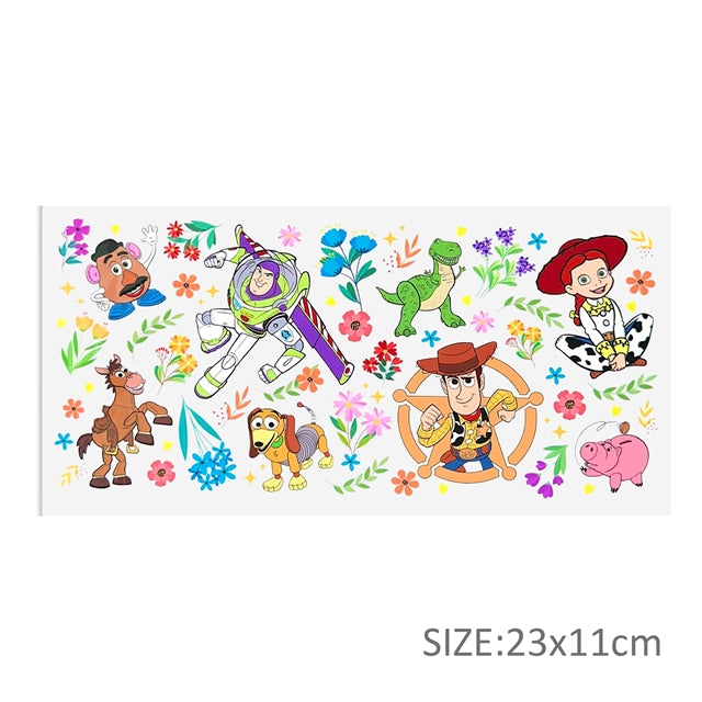 Toy Story UV DTF Glass Can Wrap FeeFiFauxLeather