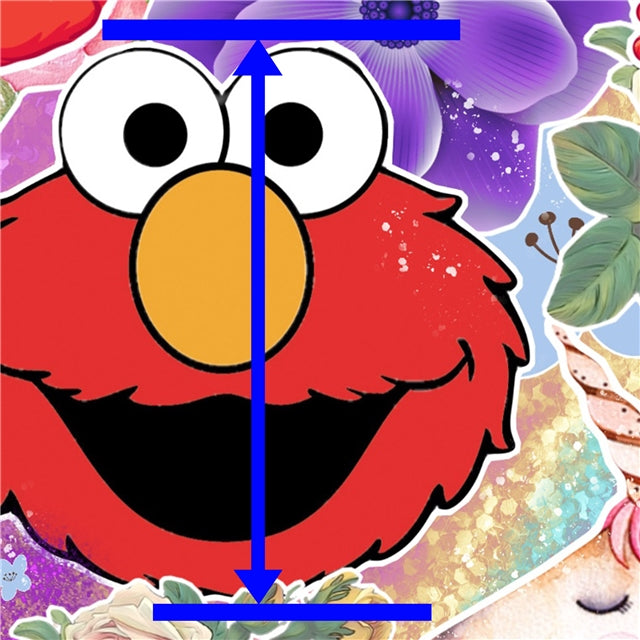 Elmo Sesame Street Textured Liverpool/ Bullet Fabric with a textured feel FeeFiFauxLeather
