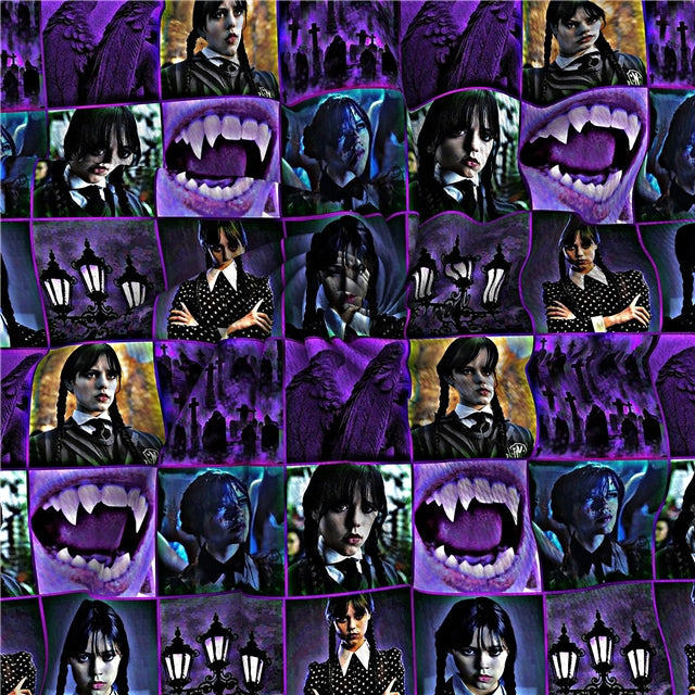 Wednesday Textured Liverpool/ Bullet Fabric FeeFiFauxLeather