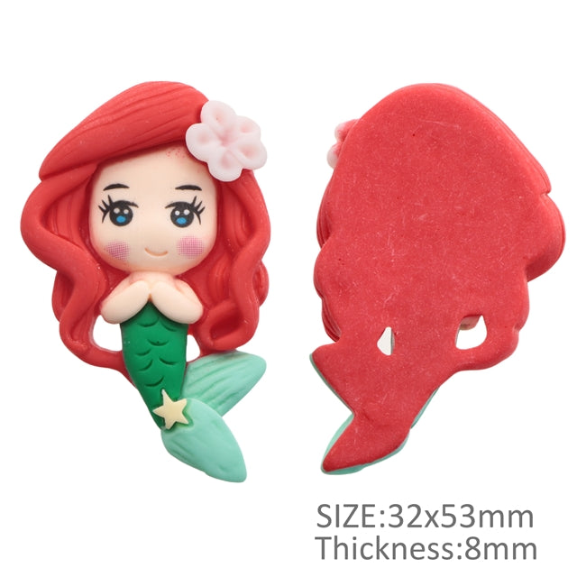 3-D Princess Flat Back Resin Centerpiece FeeFiFauxLeather