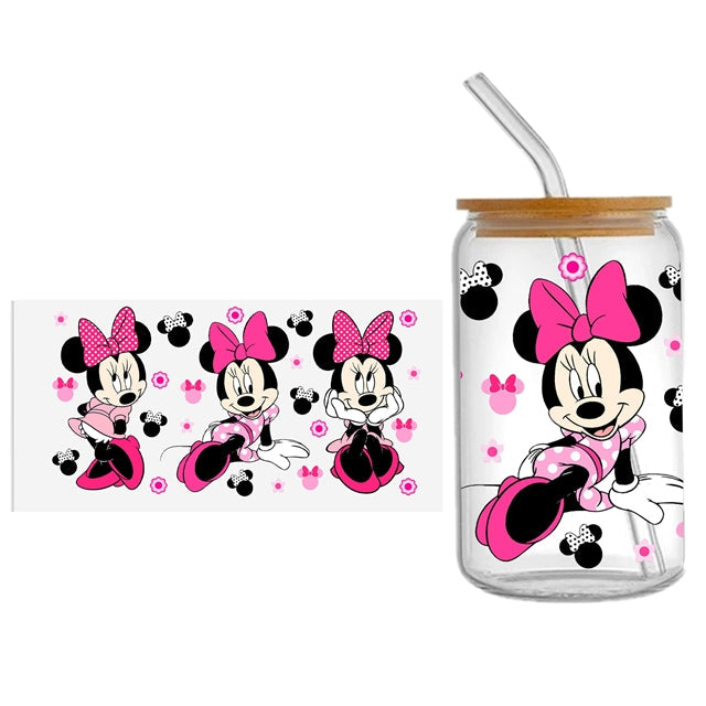 Mouse UV DTF Glass Can Wrap FeeFiFauxLeather