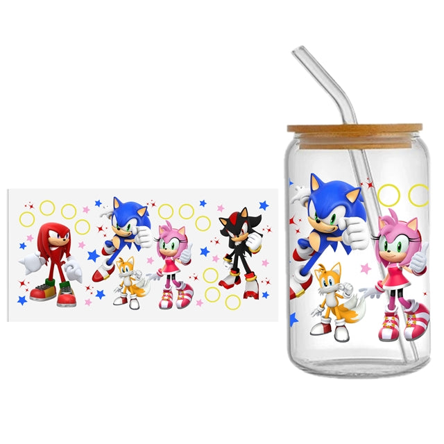 Sonic UV DTF Cup Wrap – Easy Cup Wrap for Tumblers & Projects FeeFiFauxLeather