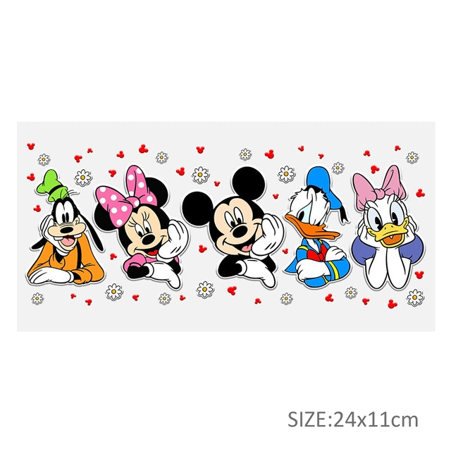 Mouse UV DTF Cup Wrap – Cartoon Cup Wrap Design for Tumblers & Cups FeeFiFauxLeather
