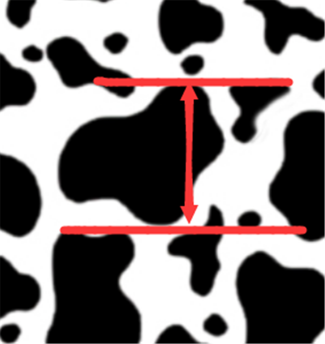 Cowhide Cow Printed Fabric FeeFiFauxLeather