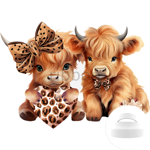 Cows 1 Yard Printed Grosgrain Ribbon FeeFiFauxLeather