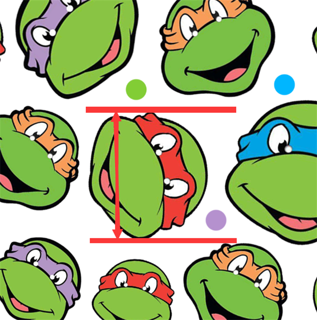 Teenage Mutant Ninja Turtles Textured Liverpool/ Bullet Fabric FeeFiFauxLeather