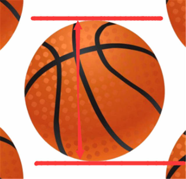 Basketball Printed Fabric FeeFiFauxLeather