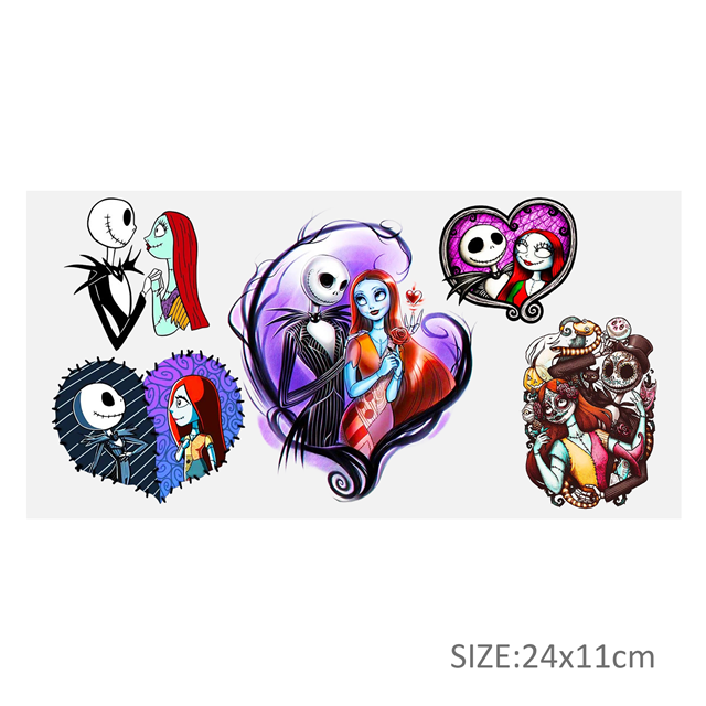 Nightmare Before Christmas UV DTF Glass Can Wrap FeeFiFauxLeather