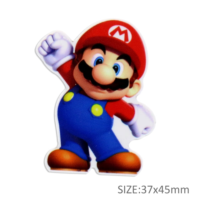 Mario Bros Super Mario Resin 5 piece set FeeFiFauxLeather