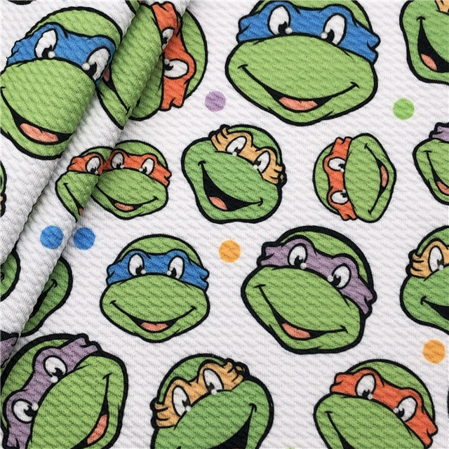 Teenage Mutant Ninja Turtles Textured Liverpool/ Bullet Fabric FeeFiFauxLeather
