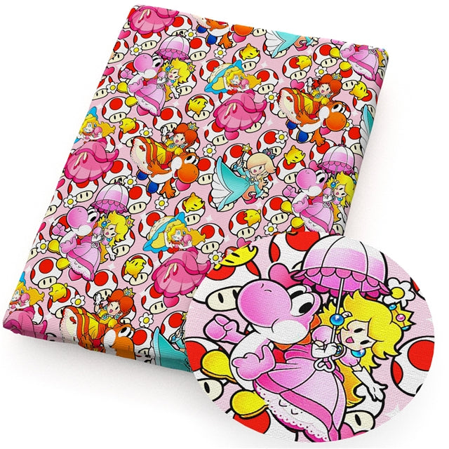 Princess Peach Textured Liverpool/ Bullet Fabric with a textured feel