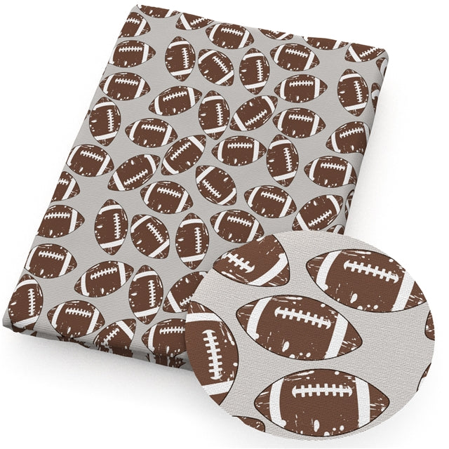 Football Sports Textured Liverpool/ Bullet Fabric FeeFiFauxLeather
