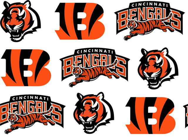 Bengals Printed See Through Sheet  Clear Transparent Sheet FeeFiFauxLeather