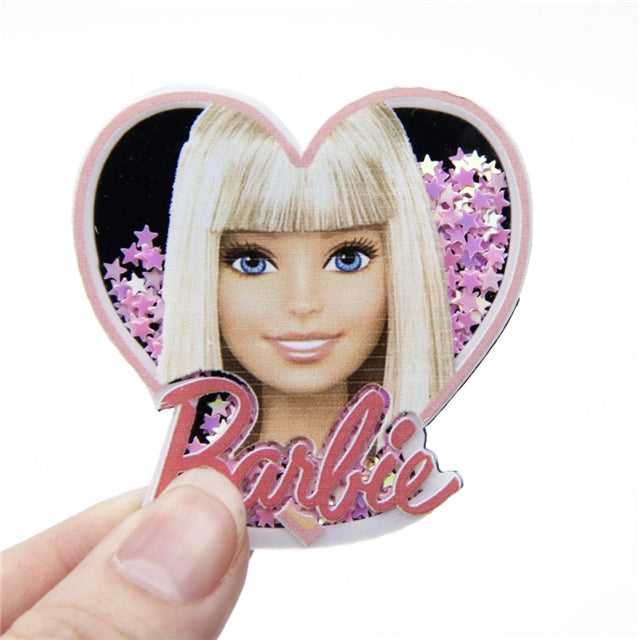 Fashion Doll Quicksand Sequin Resin FeeFiFauxLeather