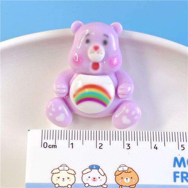 3-D Carebear Flat Back Resin Centerpiece FeeFiFauxLeather