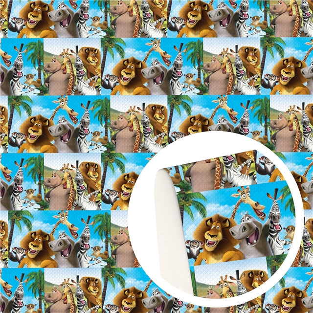 Madagascar Litchi Printed Faux Leather Sheet FeeFiFauxLeather