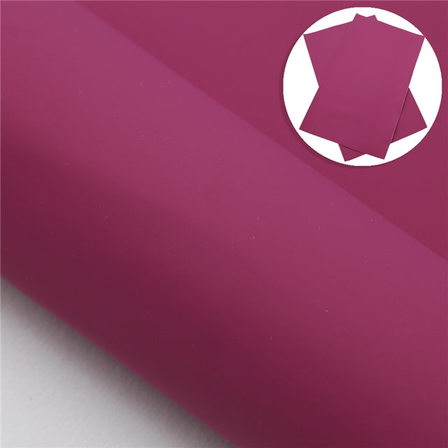 Plain Matte Printed Faux Leather Sheet FeeFiFauxLeather