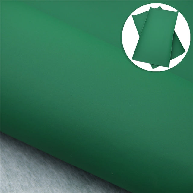 Plain Matte Printed Faux Leather Sheet FeeFiFauxLeather