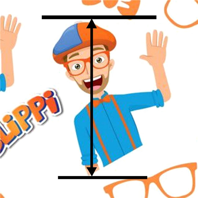 Orange and Blue Guy Textured Liverpool/ Bullet Fabric FeeFiFauxLeather