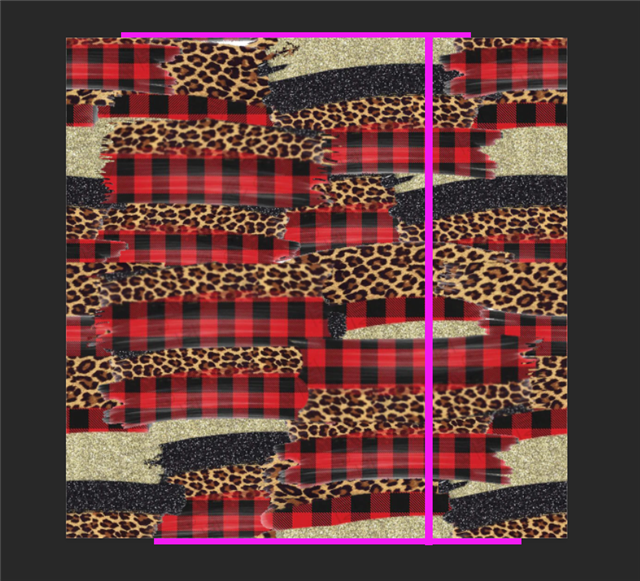 Red Leopard Christmas Print Bullet Textured Liverpool Fabric FeeFiFauxLeather