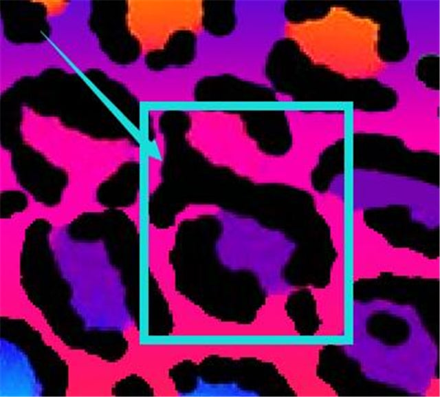 Rainbow Lisa Litchi Printed Faux Leather Sheet FeeFiFauxLeather