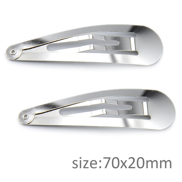 Clip For Making Hair Bows 5 pieces 70mm FeeFiFauxLeather