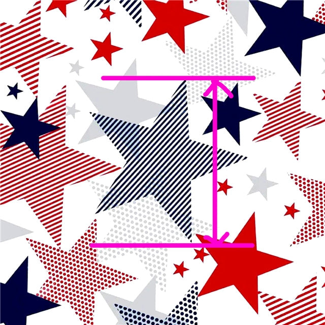 Red, White and Blue July 4th Print Bullet/Liverpool Fabric FeeFiFauxLeather