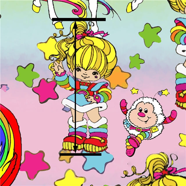 Rainbow Brite Textured Liverpool/ Bullet Fabric FeeFiFauxLeather