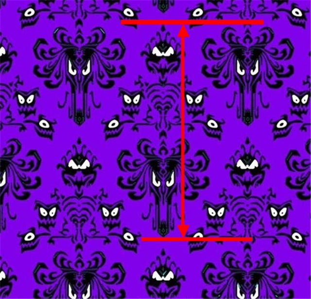 Haunted Mansion Purple Halloween  Textured Liverpool/ Bullet Fabric FeeFiFauxLeather