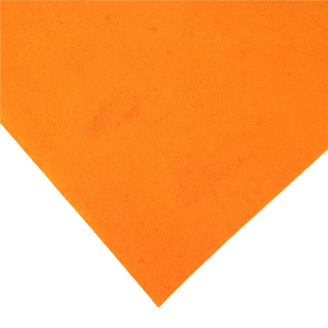 Bright ORANGE Felt 16 x 20 Inch Sheet FeeFiFauxLeather