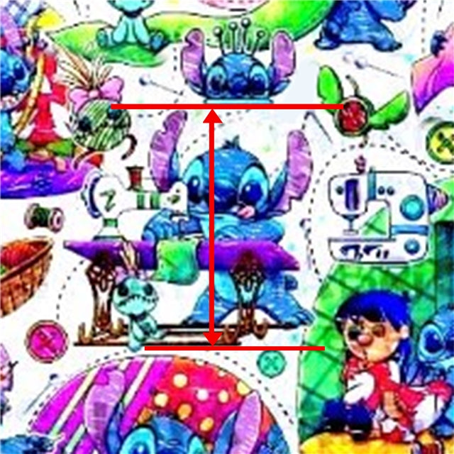 Blue Alien Litchi Printed Faux Leather Sheet FeeFiFauxLeather