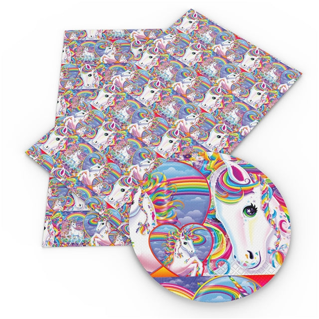 Rainbow Lisa Textured Liverpool/ Bullet Fabric with a textured feel FeeFiFauxLeather