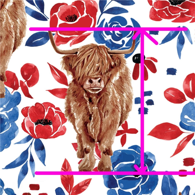 Buffalo Red, White and Blue Bullet Textured Liverpool Fabric FeeFiFauxLeather