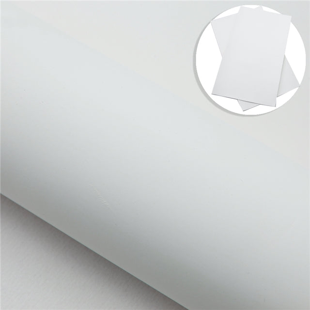 Plain Matte Printed Faux Leather Sheet FeeFiFauxLeather