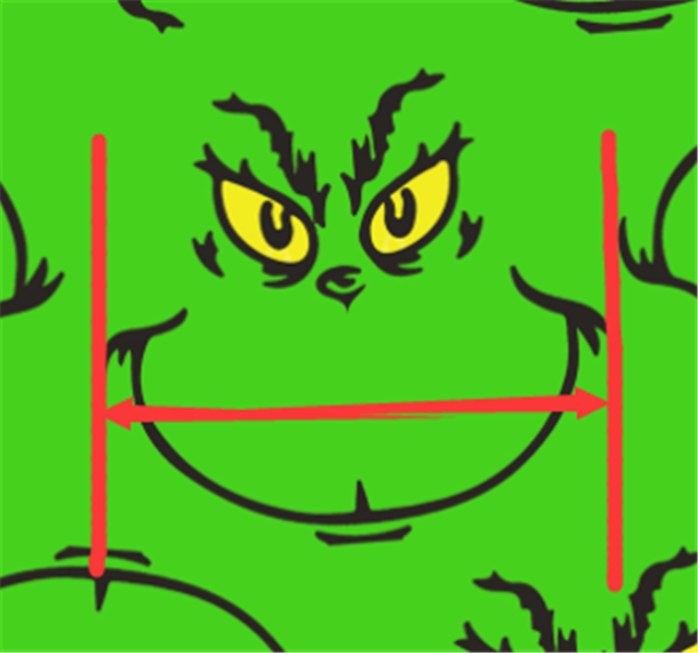 The Grinch Smooth Printed Faux Leather Sheet FeeFiFauxLeather