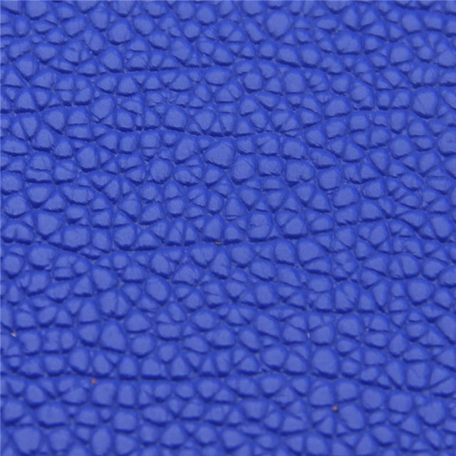 Solid Small Litchi Printed Faux Leather Sheet FeeFiFauxLeather