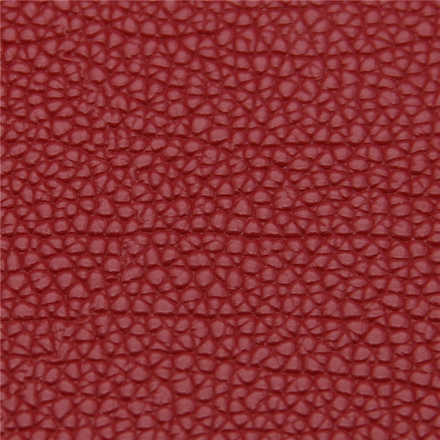Solid Small Litchi Printed Faux Leather Sheet FeeFiFauxLeather