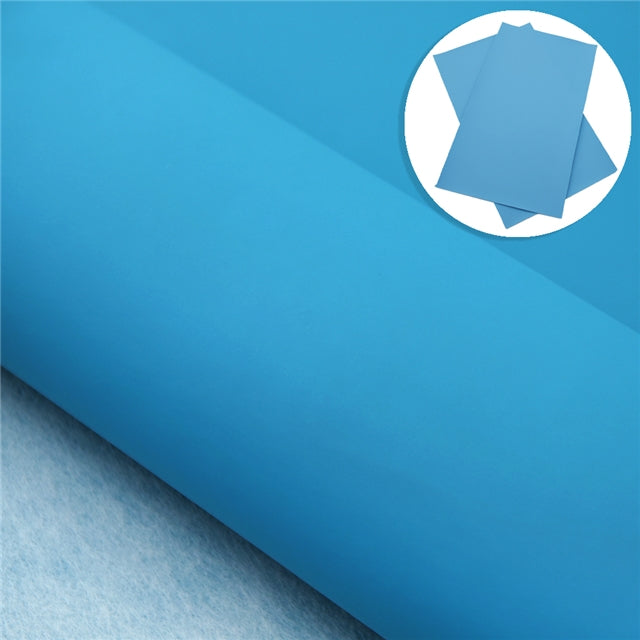 Plain Matte Printed Faux Leather Sheet FeeFiFauxLeather