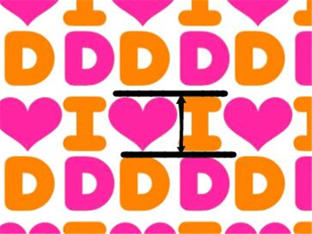 Dunkin’ Donuts Printed Smooth Faux Leather Sheet FeeFiFauxLeather