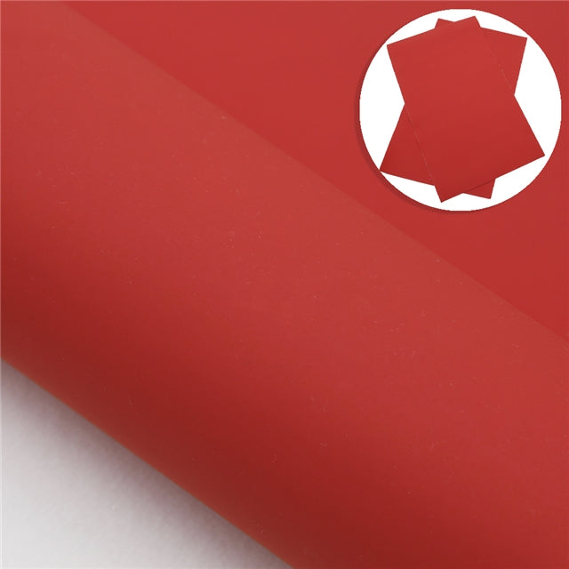 Plain Matte Printed Faux Leather Sheet FeeFiFauxLeather